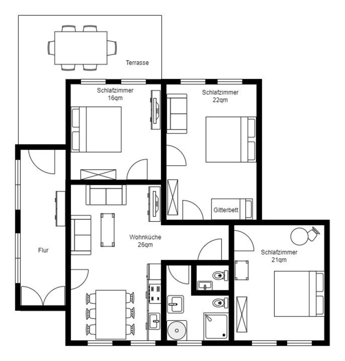 Ferienwohnung Biethahn - Gaarden Brodersby-Goltoft 外观 照片